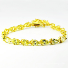 Fashion 925 Silver Micro Pave CZ Stone Bracelet (K-1766. JPG)